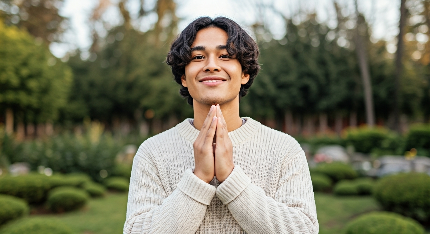 individual feeling hopeful after treatment