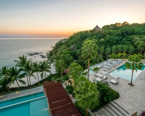 ocean view from retreat